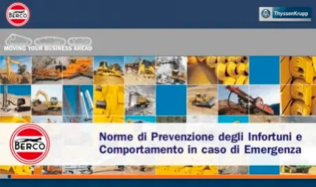 Ceper centro per la prevenzione dei rischi formazione e learning berco corso norme di prevenzione degli infortuni e comportamente in caso di emergenza
