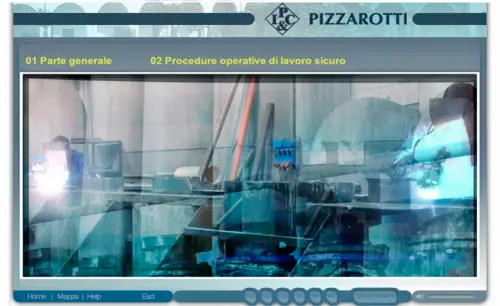 Ceper centro per la prevenzione dei rischi formazione e learning pizzarotti prefabbricati corso procedure operative di lavoro sicuro