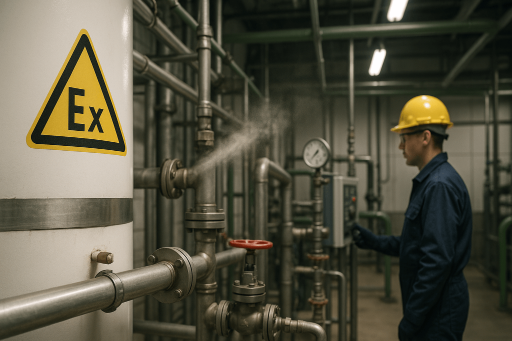 Il rischio di esplosione nei luoghi di lavoro e le relative misure di prevenzione e protezione